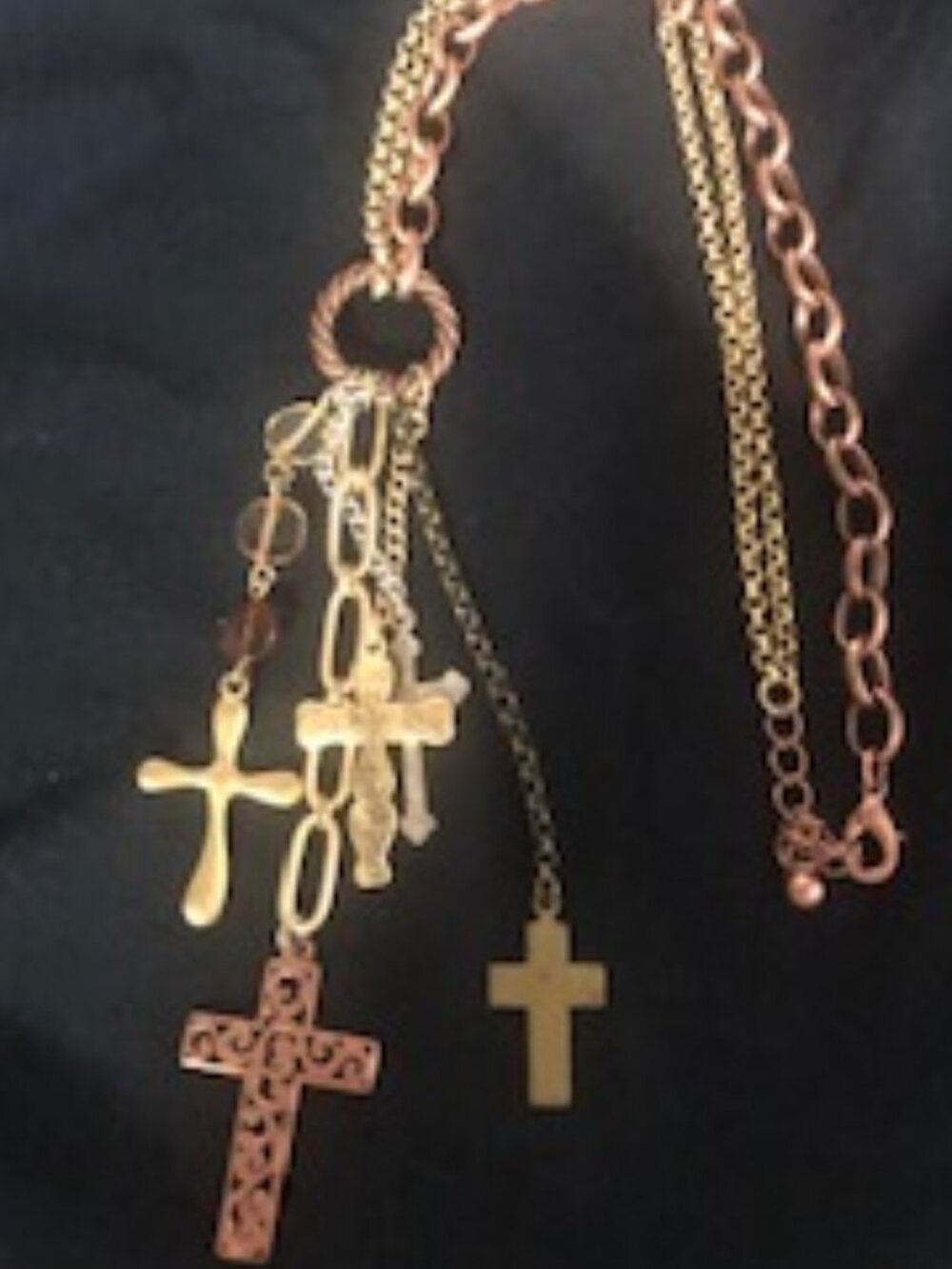 Multi cross necklace